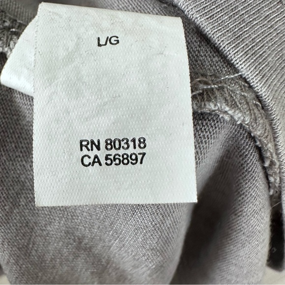 Lucky Brand Johnny Cash I Walk The Line Graphic T-Shirt Gray Men's L Distressed - Picture 4 of 4